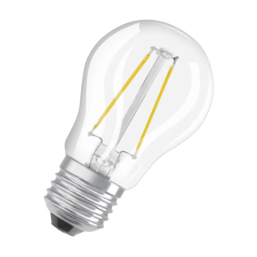 Osram E27 250lm 2700K Filamentti Led-pienkupulamppu, Kirkas 3 Osram E27 250lm 2700K Filamentti Led-pienkupulamppu, Kirkas