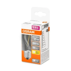 Osram E27 250lm 2700K Filamentti Led-pienkupulamppu, Kirkas 5 Osram E27 250lm 2700K Filamentti Led-pienkupulamppu, Kirkas -Valo Kauppa 4058075436541 2