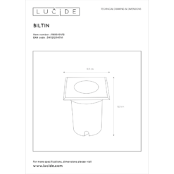 Lucide Biltin Terassivalaisin 7 Lucide Biltin Terassivalaisin -Valo Kauppa 5411212114761 3