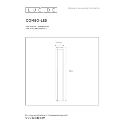 Lucide Combo LED Ulkopylväsvalaisin -Valo Kauppa 5411212271303 3