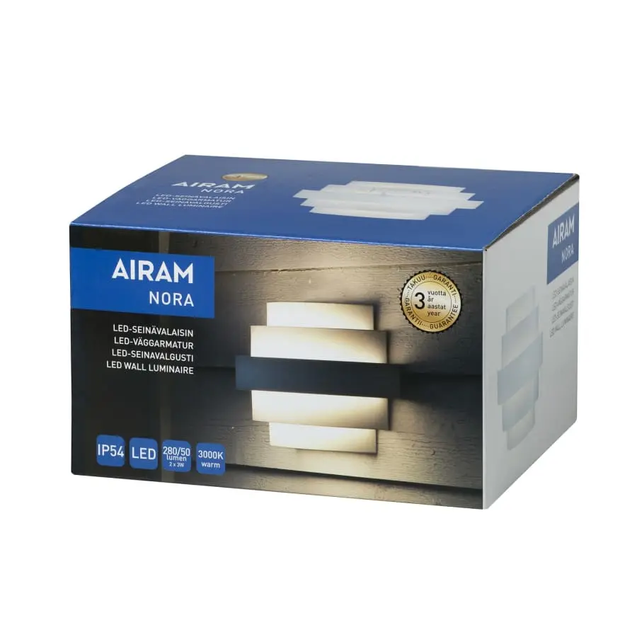 Airam Nora IP54 Led-seinävalaisin 5 Airam Nora IP54 Led-seinävalaisin - Image 3