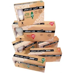 Airam 4-pack E27 806lm Ledvakiolamppu 5 Airam 4-pack E27 806lm Ledvakiolamppu -Valo Kauppa 6435200219497 2