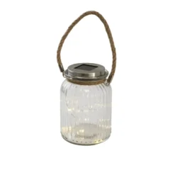 Airam Ludo Solar 16cm Lasipurkki Aurinkokennovalo