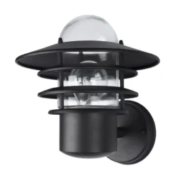 BrightSolar Shine Ylös Musta Seinävalaisin