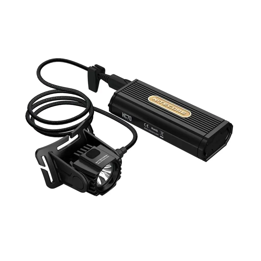 Nitecore HC70 Otsalamppu + 2300mAh Akut 4 Nitecore HC70 Otsalamppu + 2300mAh Akut - Image 2