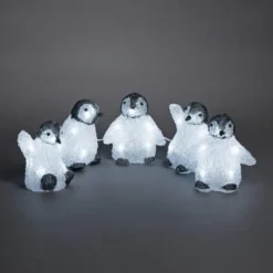 Konstsmide 6266-203 5-osainen Pingviini Led Valosarja
