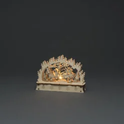 Konstsmide 3237-100 Joulupukki Ja Reki Siluetti