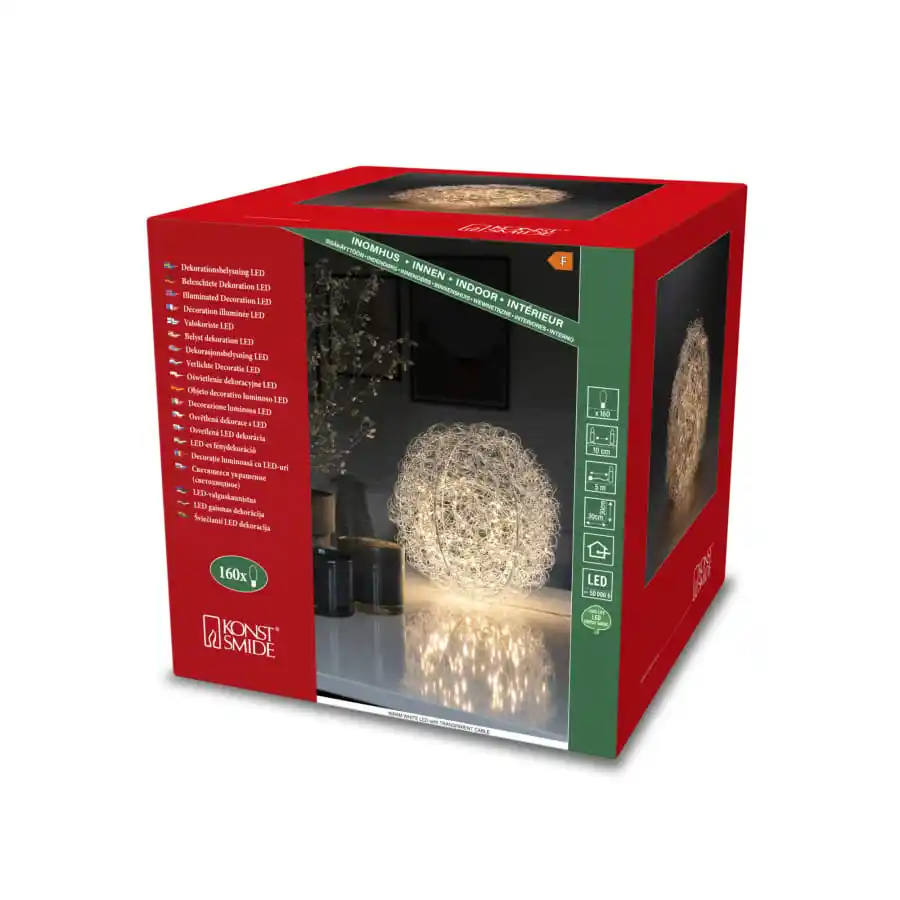 Konstsmide 3515-303 30cm 160LED Lämminvalkoinen Metallilanka 7 Konstsmide 3515-303 30cm 160LED Lämminvalkoinen Metallilanka - Image 5