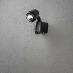 Konstsmide 7693-750 Prato Musta Seinävalaisin -Valo Kauppa 7318307693751 2