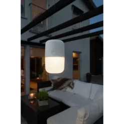 Konstsmide 7805-202 Assisi Valkoinen Solar Puutarhavalaisin -Valo Kauppa 7318308052021 3