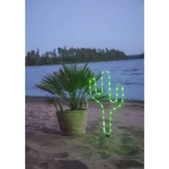 Star Silhouette Cactus Led Koristevalo Ulkokäyttöön -Valo Kauppa 7391482035295 2