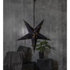 Star Velvet 60 Cm Musta Paperitähti -Valo Kauppa 7391482047151 3