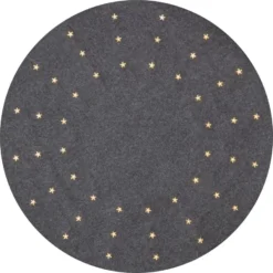 Sisävalaisimet myymälä 25 Star Granne 80cm Harmaa Kuusenalusmatto Led Valoilla