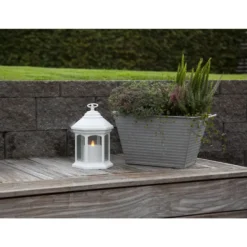 Star Trading Linta Valkoinen LED-lyhty -Valo Kauppa 7391482057129 3