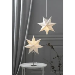 Star Bobo Valkoinen Paperitähti Jalustalla -Valo Kauppa 7391482233509 2